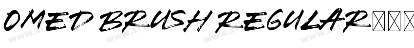 Omed Brush Regular字体转换